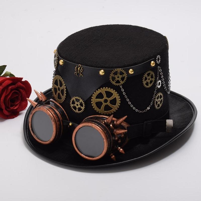 Haut-de-forme steampunk de cabaret