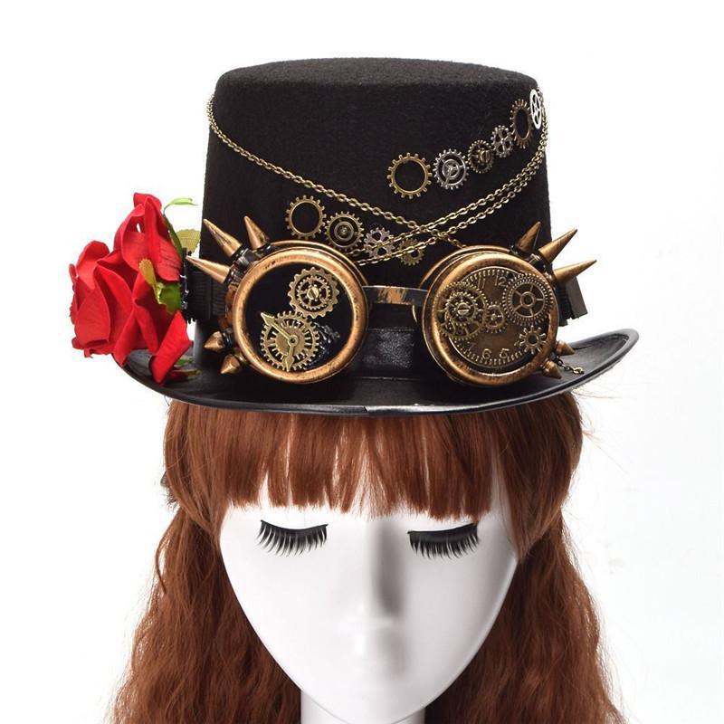 Haut-de-forme steampunk destiné aux femmes