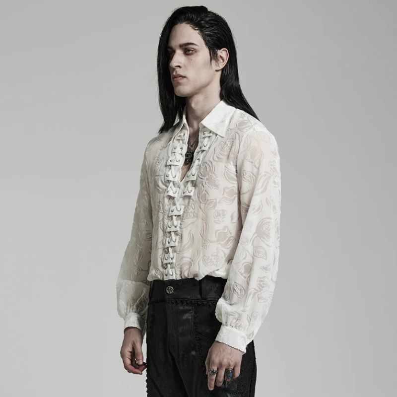 Homme chemise esprit pirate