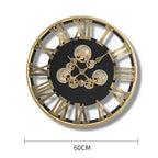 Horloge à engrenage rotatif de style steampunk