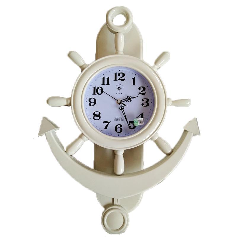Horloge ancre de bateau au style steampunk
