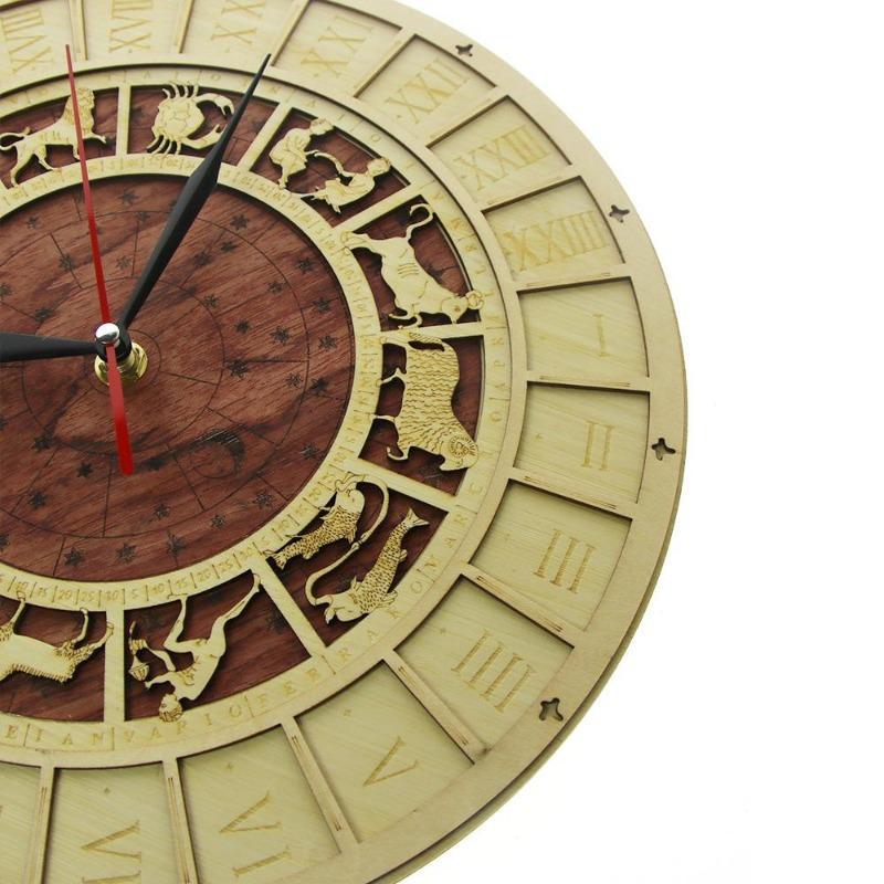 Horloge astrologique de style steampunk
