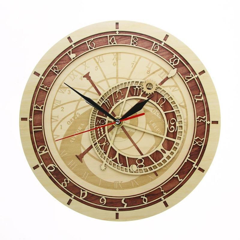 Horloge astronomique au style steampunk