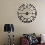 Horloge de 60 cm au style steampunk vintage