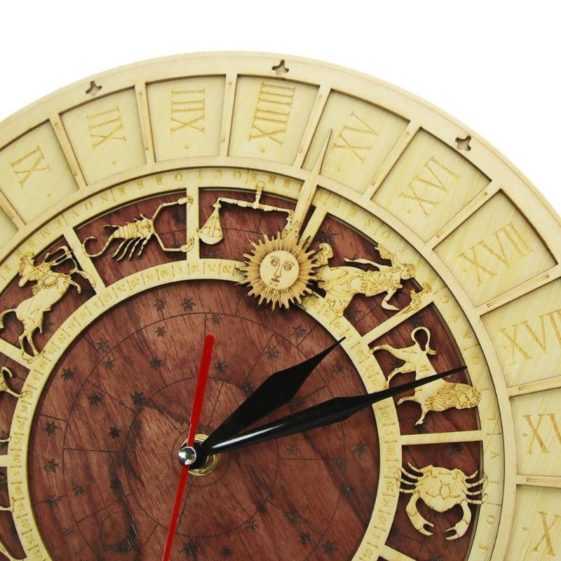 Horloge d’inspiration steampunk et astrologique