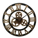 Horloge murale de style steampunk