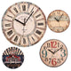 Reloj De Pared De Madera Vintage