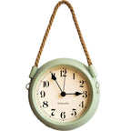 Horloge murale vintage verte