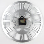 Horloge rétro grise d'inspiration steampunk