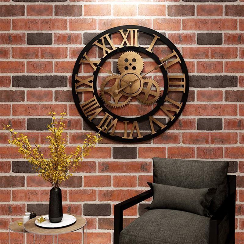 Horloge steampunk à suspendre au mur