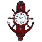 Horloge steampunk en forme d’ancre de bateau