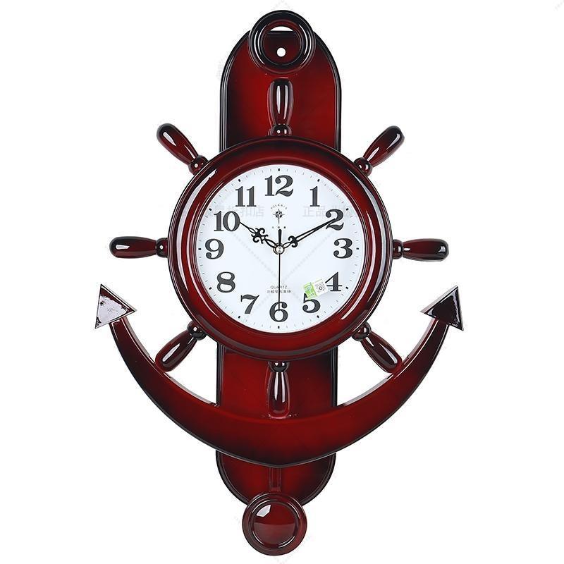 Horloge steampunk en forme d’ancre de bateau
