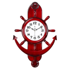 Horloge steampunk en forme de gouvernail