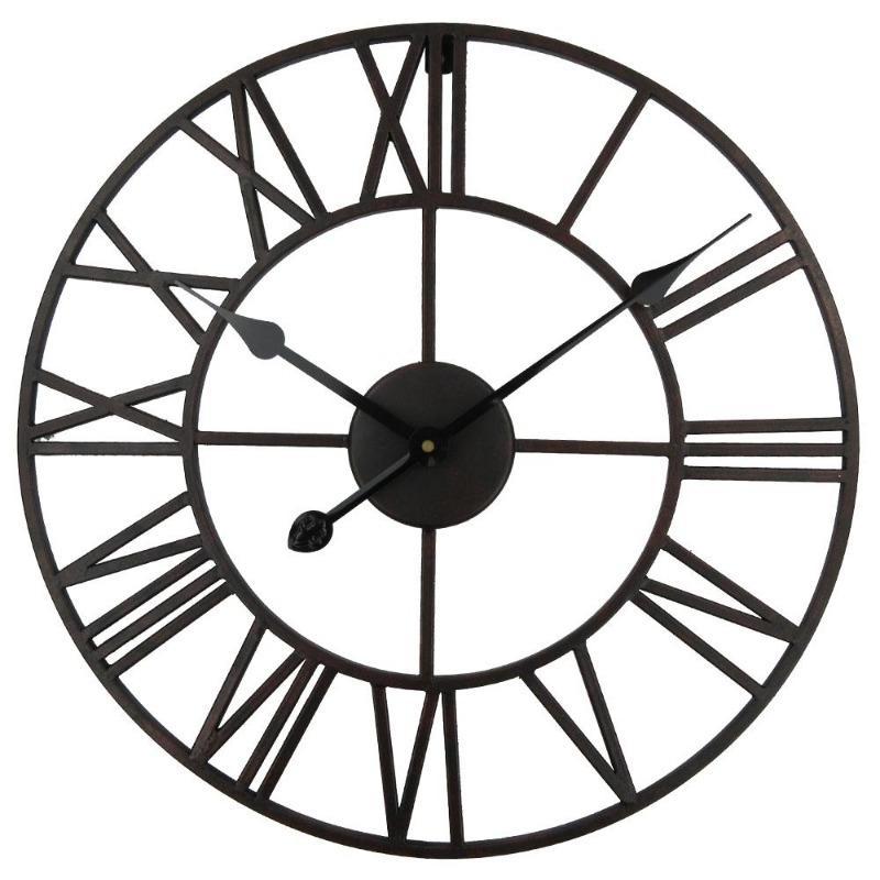 Horloge steampunk vintage grand format