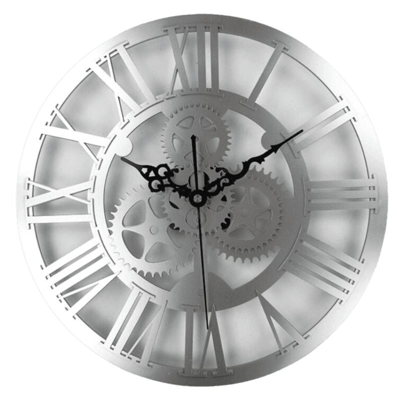 Horloge steampunk vintage grise