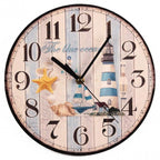 Horloge vintage murale en bois