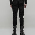 Jean au style rock punk