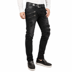 Jean homme de style punk