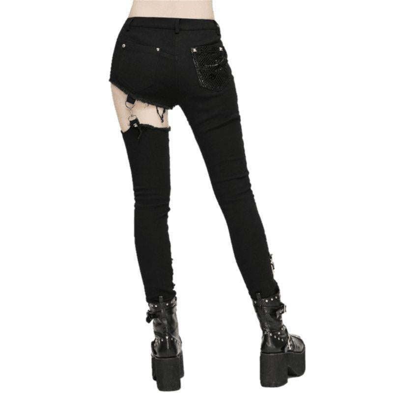 Jean punk destiné aux femmes
