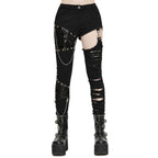 Jean punk pour femme