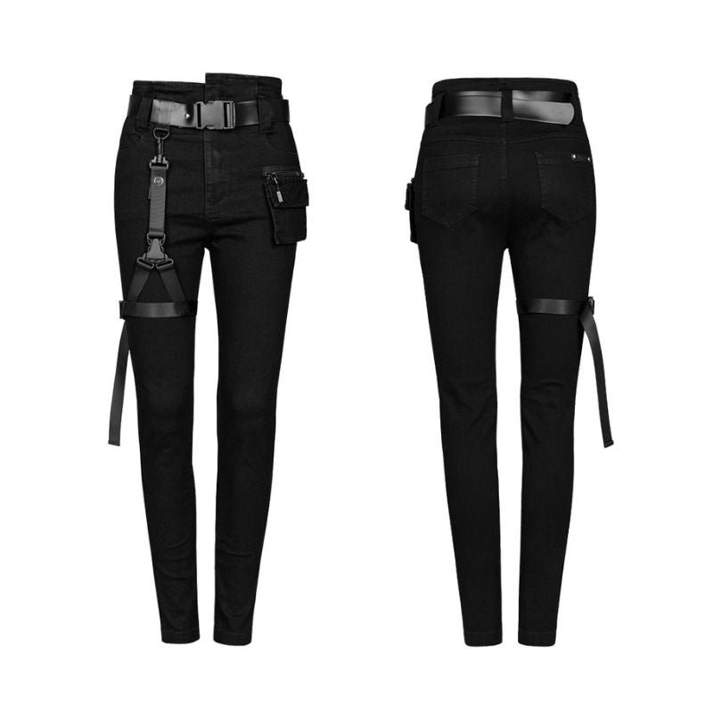 Jean steampunk gothique pour femme