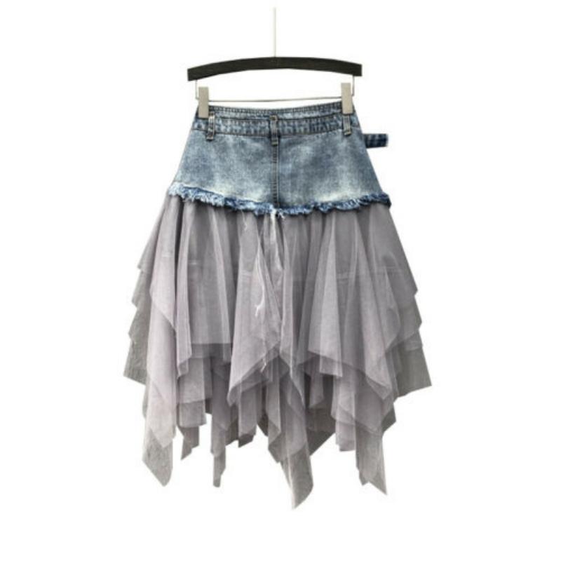 Jupe en tulle avec jean