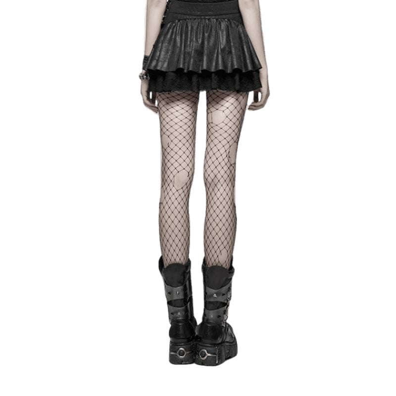 Jupe féminine au look gothique