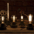 Lampe de bureau au style steampunk
