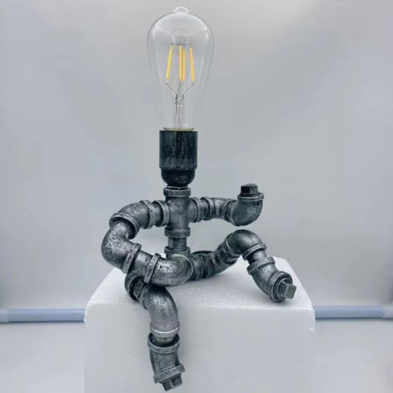 Lampe de chevet steampunk