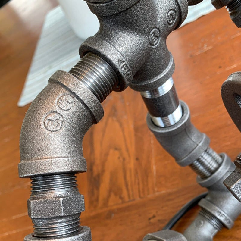 Lampe de nuit au style steampunk