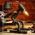 Lampe robot tendance steampunk