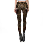 Legging esprit steampunk au style vintage