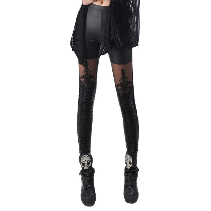 Legging féminin gothique