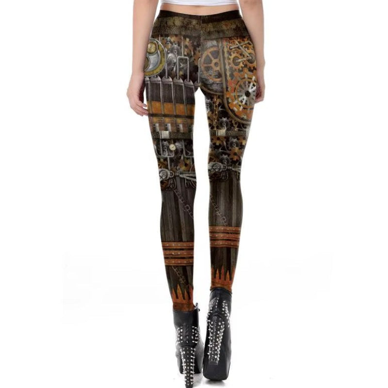 Legging imprimé de style vintage