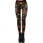Legging vintage à imprimé