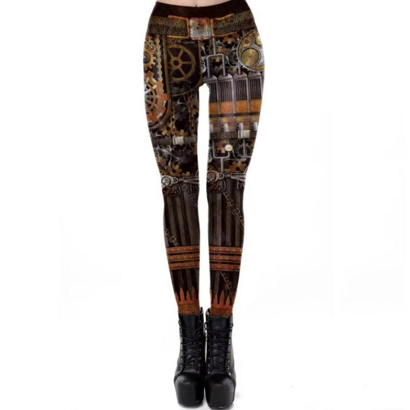 Legging vintage à imprimé