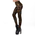 Legging vintage style steampunk