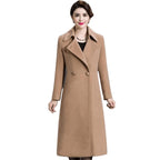 Long manteau femme de style vintage