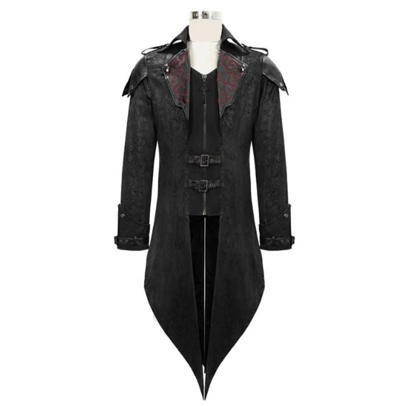 Long manteau homme de style punk