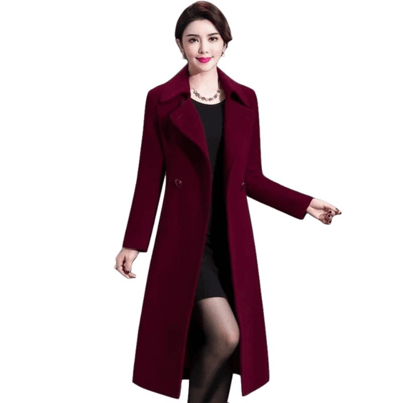 Long manteau vintage féminin