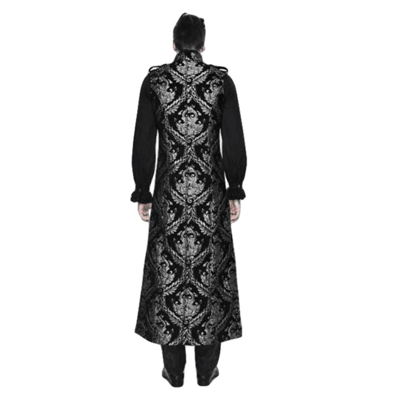 Longue veste sans manches au style gothique