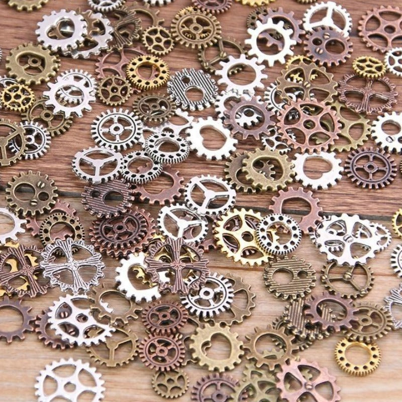 Lot d’engrenages de style steampunk