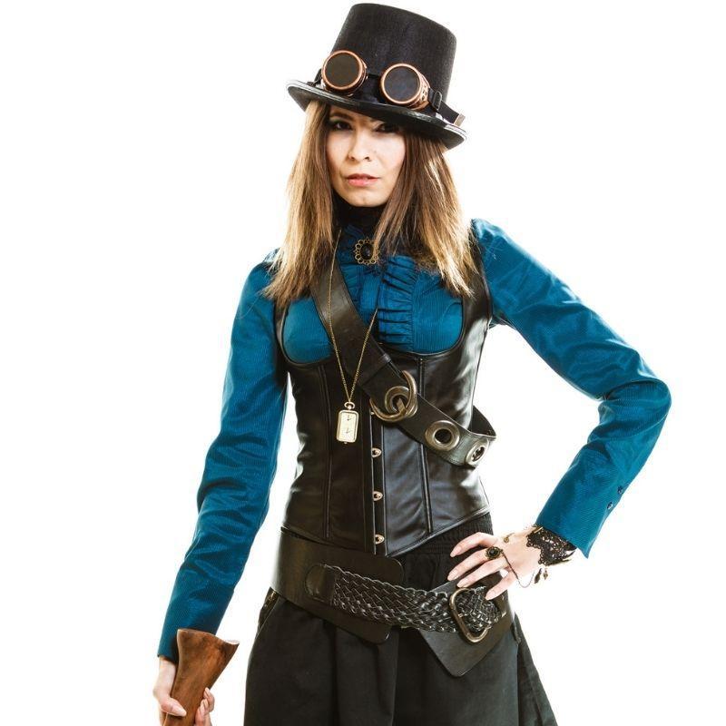 Lunette de soudeur style steampunk