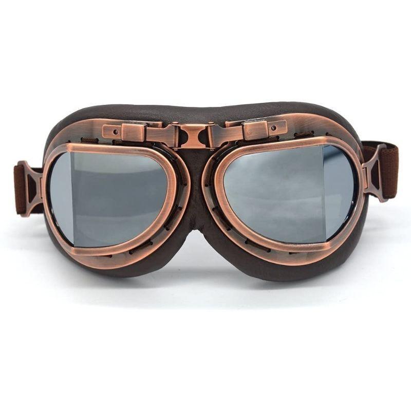 Lunettes au style aviateur et steampunk
