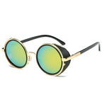 Lunettes au style rétro de forme ronde