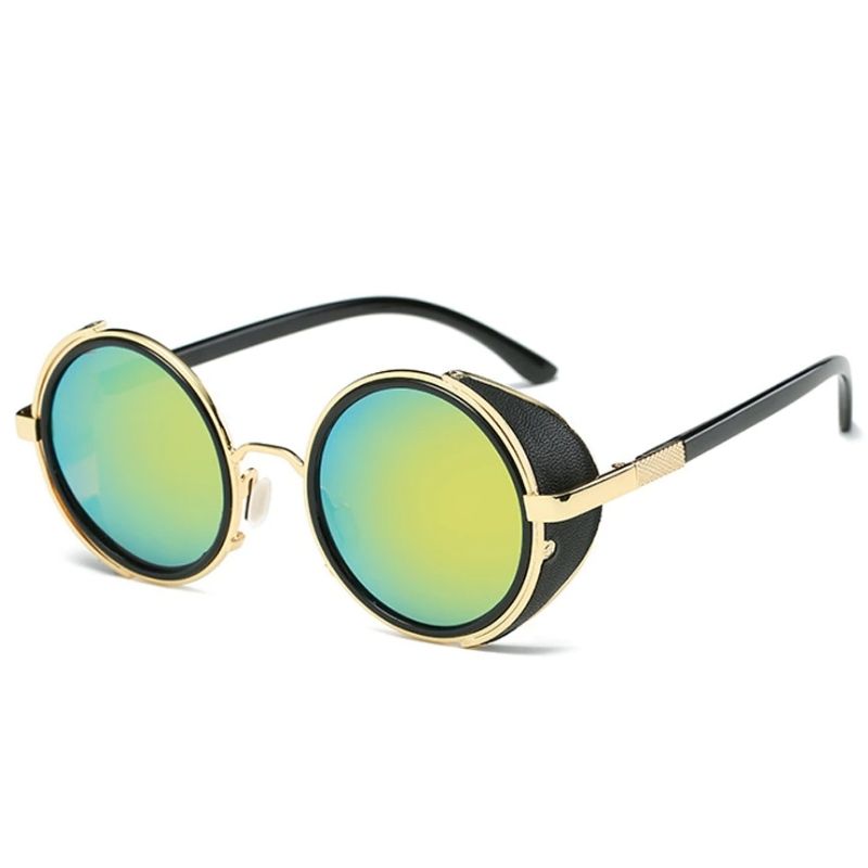 Lunettes au style rétro de forme ronde
