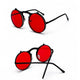 Noir avec Verres Rouges