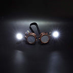 Lunettes cuivre de style steampunk