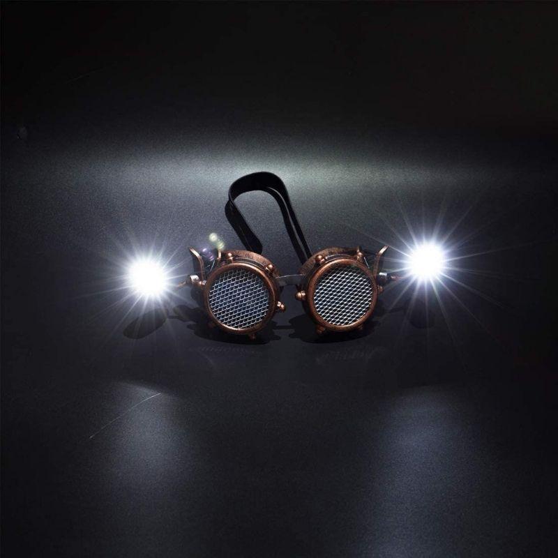 Lunettes cuivre de style steampunk