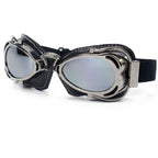 Lunettes de moto rétro contre le soleil